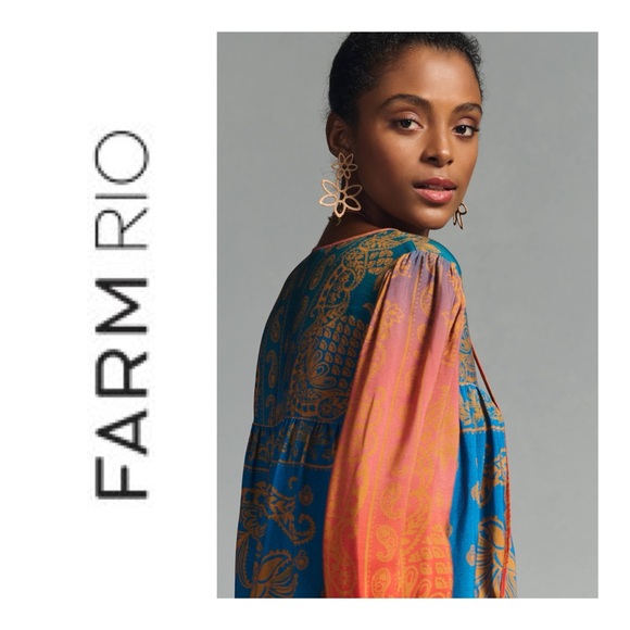 FARM Rio | Skirts | Farm Rio For Anthropologie Skirt And Top Set Size ...